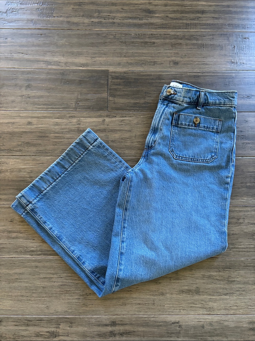 LOFT Light Blue Ankle Crop Jeans